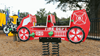 TFS0022XX - Fire Truck Rider Spring Rocker Playground Equipment With 2 Seats