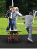 Rota Rock Spinning Playground Spring Rider - Ages 5 To 12 Years