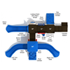 PKP242 - Amarillo Daycare Outdoor Playground Equipment - Ages 2 To 12 Yr - Top