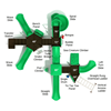 PKP277 - Chagrin Falls Large Commercial Playground Equipment - Ages 5 To 12 Yr - Top