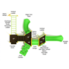 PKP241 - Duluth Recess Equipment For Elementary Schools - Ages 5 To 12 Yr - Top
