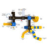 PKP217 - Galveston Large Commercial Playground Equipment - Ages 5 To 12 Yr - Top