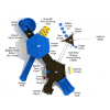PMF013 -  Antero Outdoor Commercial Play Structures - Ages 5 To 12 Yr - Top