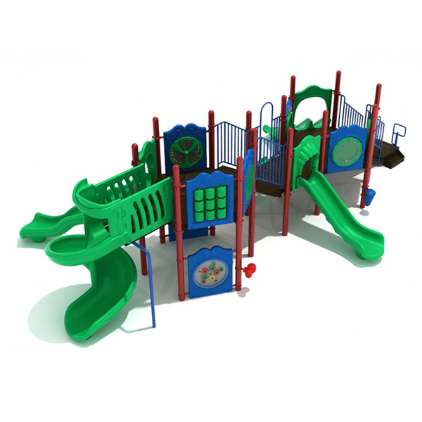 PMF024 - Brindlewood Beach School Yard Play Structures - Ages 5 To 12 Yr - Front