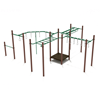 PKP114 - San Mateo Playground Climbing Equipment- Ages 5 To 12 Yr - Back