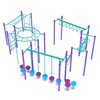 PKP246 - Terre Haute Climbing Playground Equipment - Ages 5 To 12 Yr - Front