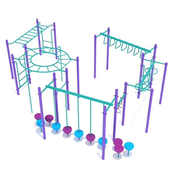 PKP246 - Terre Haute Climbing Playground Equipment - Ages 5 To 12 Yr - Front