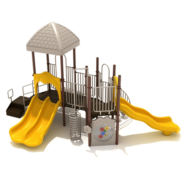 PKP232 - Panama City School Playground Equipment - Ages 5 To 12 Yr - Front