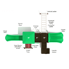 PKP203 - Kalamazoo Preschool Playground Equipment - Ages 5 To 12 Yr  - Top