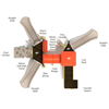 PKP235 - Vincennes Elementary School Playground Equipment - Ages 2 To 12 Yr - Top