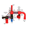 PMF029 - Hickory Stick Public Park Playground Equipment - Ages 5 To 12 Yr - Top