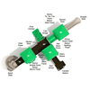 PMF037 - Springmill Meadows Kids Playground Equipment For Schools - Ages 2 To 12 Yr - Top