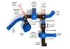 PKP279 - Middleberg Heights School Age Playground Equipment - Ages 5 To 12 Yr - Top