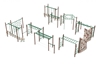 PKP238 - Rotonda Massive Climbing Playground Equipment - Ages 5 To 12 Yr  - Back