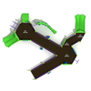 PFA010 - Butler Overlook Fully Accessible Commercial Children's Play Equipment - Ages 2 To 12 Yr - Top