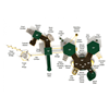 PMF053 - Saddlebrook Farms Large Commercial Playground Equipment - Ages 5 To 12 Yr - Top