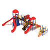PKP283 - Wood's Cross Large Commercial Playground Equipment - Ages 5 To 12 Yr - Back