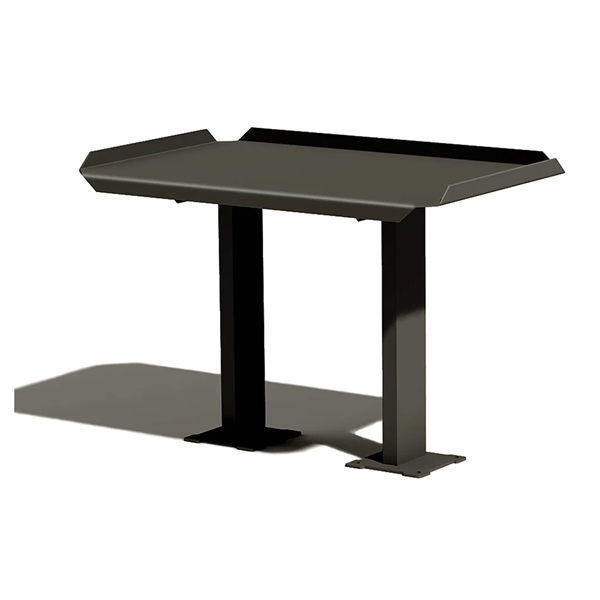 Double Pedestal Utility Table