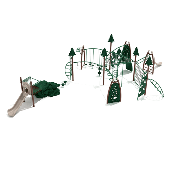 PGP007 - Bucktown Playground Climbing Structures - Ages 5 To 12 Yr  - Front
