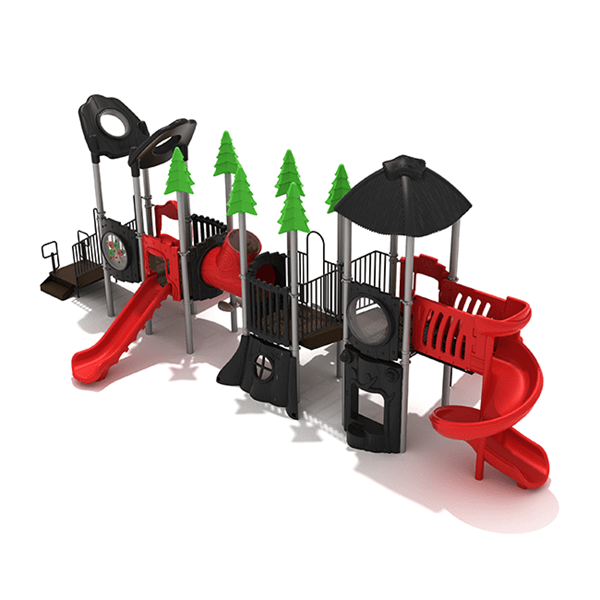 PTH041 - Comfy Chameleon Park Structures Playground Equipment - Ages 2 To 12 Yr - Front