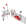 PGP034 - Dellview Climbing Playground Equipment - Ages 5 To 12 Yr - Front