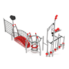 PGP034 - Dellview Climbing Playground Equipment - Ages 5 To 12 Yr - Back