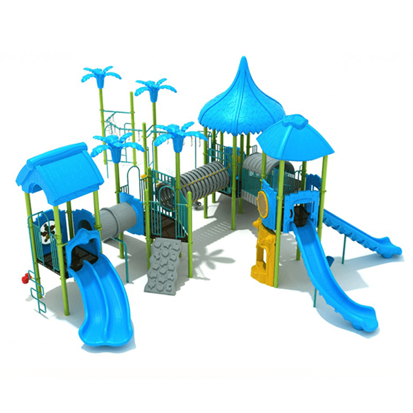 PTH029 - Fancy Frog Large Commercial Playground Equipment - Ages 5 To 12 Yr - Front
