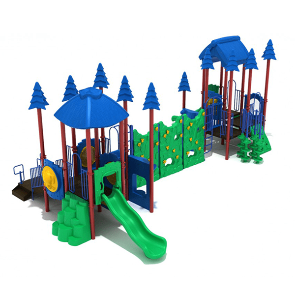 PTH018  - Finny Fish Park Structures Playground Equipment - Ages 5 To 12 Yr - Front
