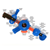 PTH042 - Gecko Grotto HOA Playground Equipment - Ages 2 To 12 Yr - Top