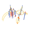 PGP018 - Gunnison Gorge Playground Climbing Structure - Ages 5 To 12 Yr - Back