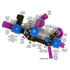 PTH011 - Hue-Manatee Massive Commercial Grade Playground Equipment - Ages 5 To 12 Yr - Top Detail