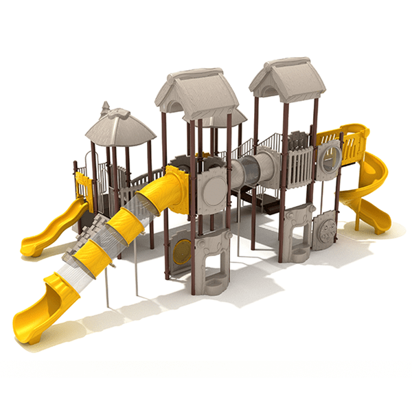 PTH016 - Hyena Hideout Public Park Playground Equipment - Ages 5 To 12 Yr - Front
