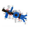 PTH031 - Icky Iguana HOA Playground Equipment - Ages 2 To 12 Yr - Top