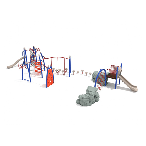 PGP008 - Lawndale Playground Climbing Structures - Ages 5 To 12 Yr - Front