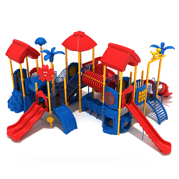 PTH009 - Leaping Lion Commercial Grade Playground Equipment - Ages 2 To 12 Yr - Front