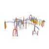 PGP003 - Lock Haven Playground Climbing Structure - Ages 5 To 12 Yr - Back
