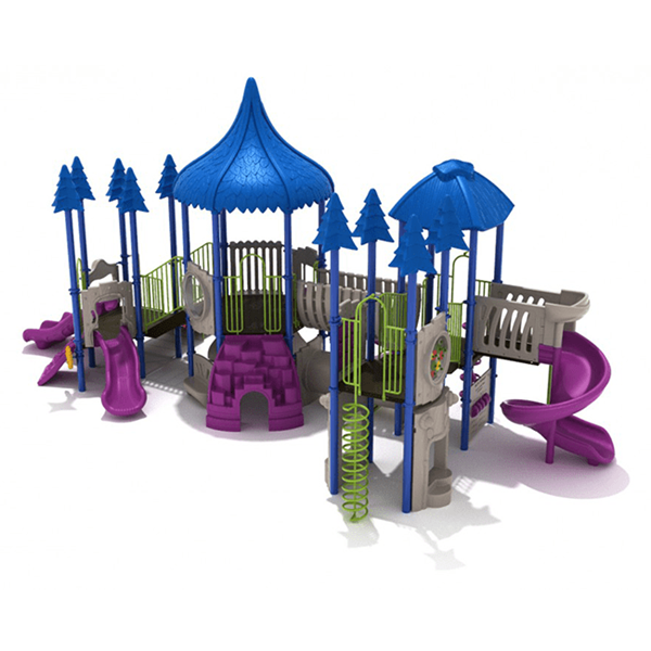PTH023 - Mighty Macaw Public Park Playground Equipment - Ages 2 To 12 Yr - Front