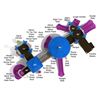 PTH023 - Mighty Macaw Public Park Playground Equipment - Ages 2 To 12 Yr - Top