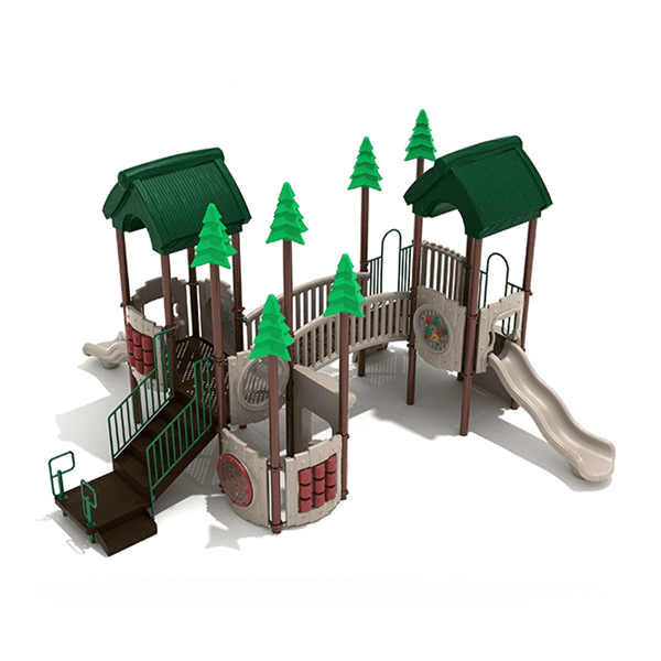 PTH014 - Orchid Oasis Park Playground Sets - Ages 2 To 12 Yr - Front