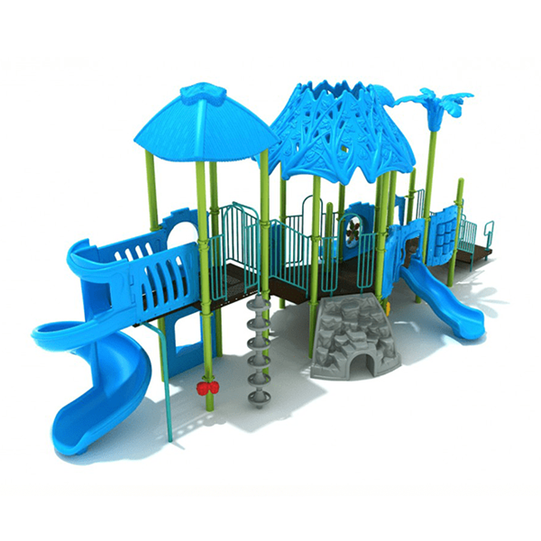 PTH036 - Romping Rhinoceros Commercial Grade Playground Equipment - Ages 2 To 12 Yr - Front