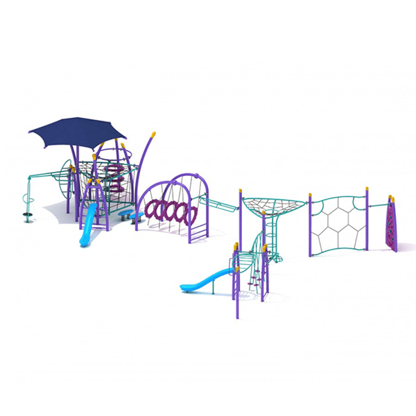 PGP035 - Saulsbury Climbing Playground Equipment - Ages 5 To 12 Yr - Front