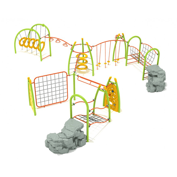 PGP005 - Silver Star Climbing Playground Equipment - Ages 5 To 12 Yr - Front