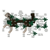 PTH049 - Slithering Snake Park Structures Playground Equipment - Ages 5 To 12 Yr - Top