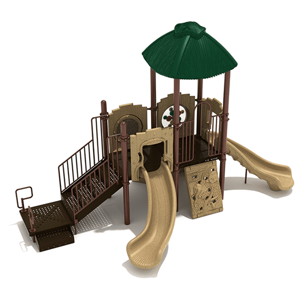 PTH027 - Tilly Tiger Daycare Playground Equipment - Ages 2 To 12 Yr - Front