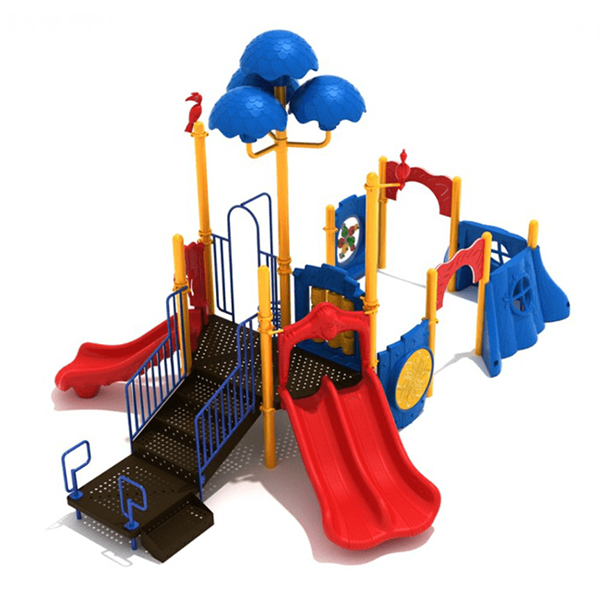 PTH048 - Wandering Wolf Early Childhood Playground Equipment - Ages 2 To 12 Yr - Front