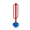 PFS032 - 1 Pod Free Standing Pod Playground Climber - Ages 2 To 12 Yr - Red on Blue