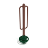 PFS032 - 1 Pod Free Standing Pod Playground Climber - Ages 2 To 12 Yr - Brown on Green