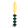PFS035 - 4 Pods Free Standing Pod Climbing Playground Equipment - Ages 5 To 12 Yr - Yellow on Green