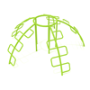 PFS071 - Five-Way Snake Dome Climbing Playground Equipment- Ages 5 To 12 Yr - Lime Green