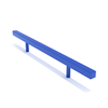 PFS014 - 8-Feet Straight Playground Balance Beam - Ages 2 To 12 Yr - Quick Ship - Blue
